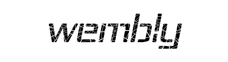 Republika IV - Shatter Italic  Free Fonts Download