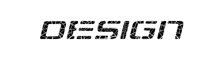 Republikaps Exp - Shatter Italic  Free Fonts Download