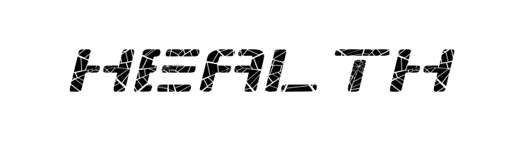 Republikaps Exp - Shatter Italic  Free Fonts Download