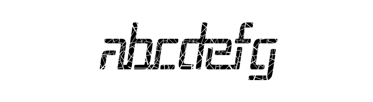 Republika III Cnd - Shatter Italic  Free Fonts Download