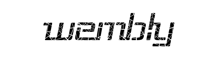 Republika III - Shatter Italic  Free Fonts Download