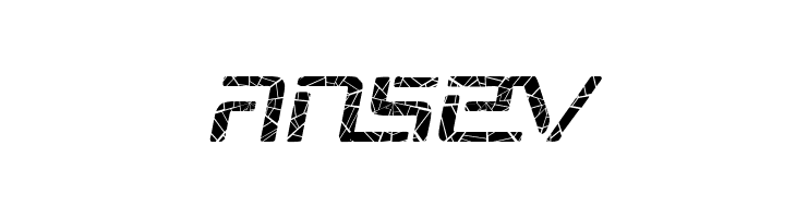 Republika III - Shatter Italic  Free Fonts Download