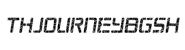 Republikaps Cnd - Shatter Italic  Free Fonts Download