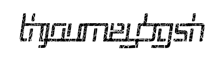 Republika V Cnd - Shatter Italic  Free Fonts Download