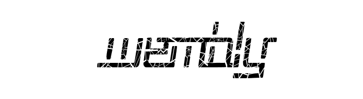 Republika V Cnd - Shatter Italic  Free Fonts Download