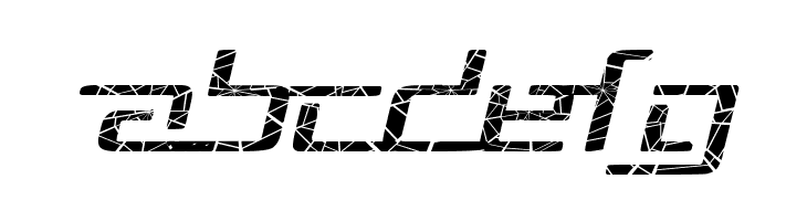 Republika V Exp - Shatter Italic  Free Fonts Download