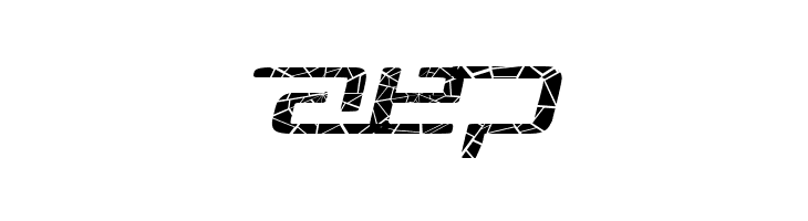 Republika V Exp - Shatter Italic  Free Fonts Download