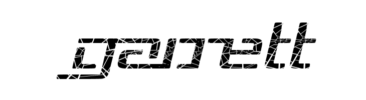 Republika V Exp - Shatter Italic  Free Fonts Download