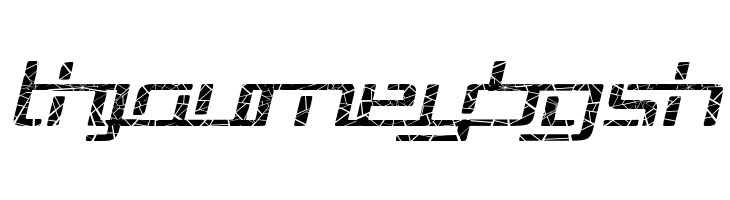 Republika V Exp - Shatter Italic  Free Fonts Download