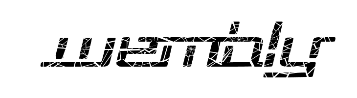 Republika V Exp - Shatter Italic  Free Fonts Download