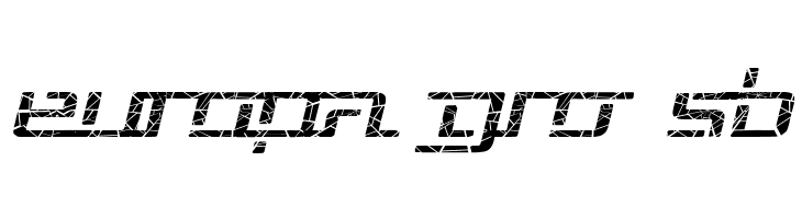 Republika V Exp - Shatter Italic  Free Fonts Download