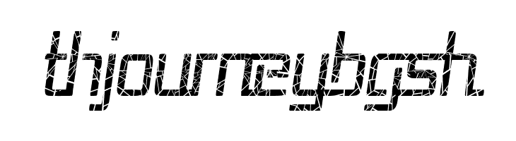 Republika Cnd - Shatter Italic  Free Fonts Download