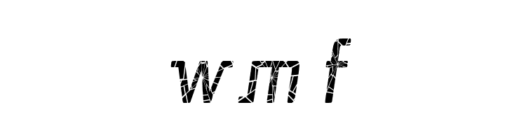 Republika Cnd - Shatter Italic  Free Fonts Download