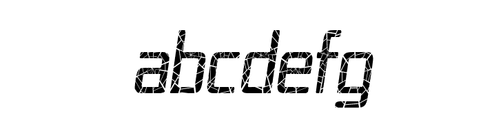 Republika IV Cnd - Shatter Italic  Free Fonts Download