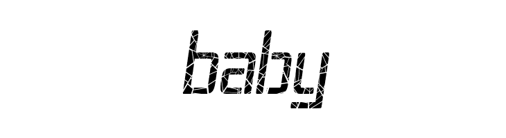 Republika IV Cnd - Shatter Italic  Free Fonts Download