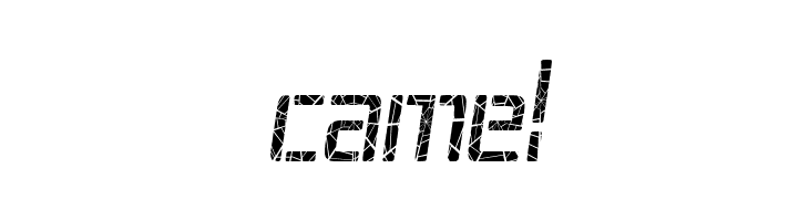 Republika IV Cnd - Shatter Italic  Free Fonts Download