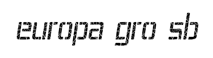 Republika IV Cnd - Shatter Italic  Free Fonts Download