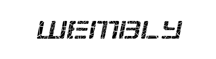 Republikaps - Shatter Italic  Free Fonts Download