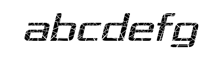 Republika IV Exp - Shatter Italic  Free Fonts Download