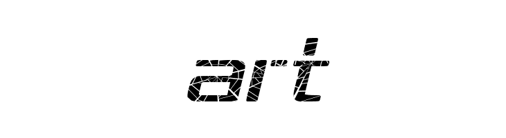 Republika IV Exp - Shatter Italic  Free Fonts Download
