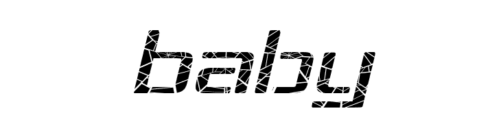 Republika IV Exp - Shatter Italic  Free Fonts Download