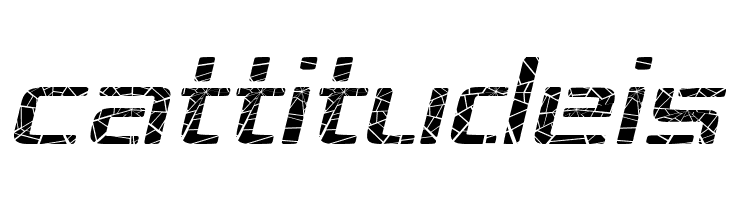 Republika IV Exp - Shatter Italic  Free Fonts Download