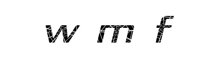Republika IV Exp - Shatter Italic  Free Fonts Download