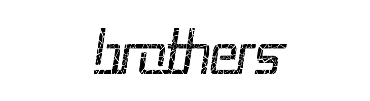 Republika II Cnd - Shatter Italic  Free Fonts Download