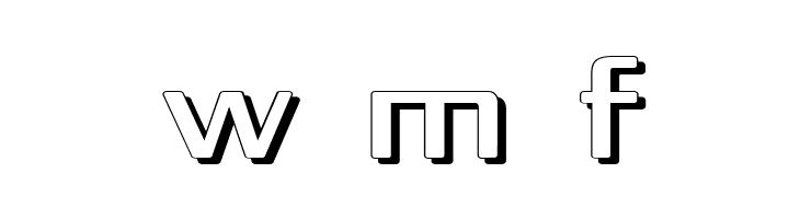 Republika IV Exp - Shadow  Free Fonts Download