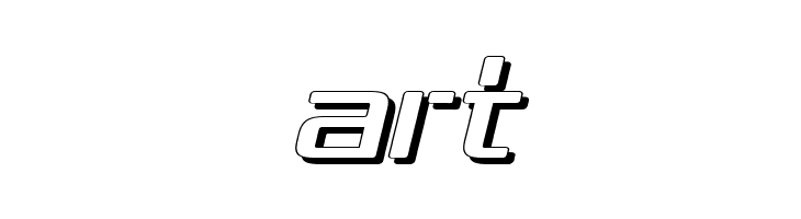 Republika IV Exp - Shadow Italic  Free Fonts Download