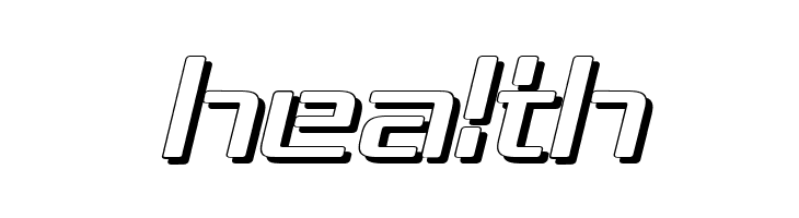 Republika IV Exp - Shadow Italic  Free Fonts Download