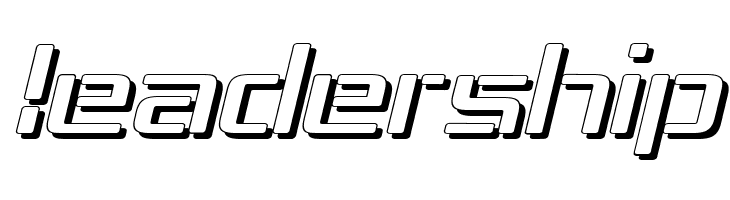 Republika IV Exp - Shadow Italic  Free Fonts Download