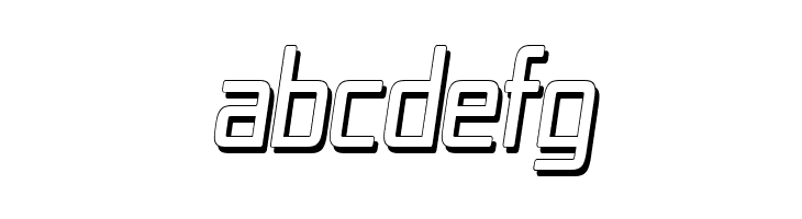 Republika IV Cnd - Shadow Italic  Free Fonts Download