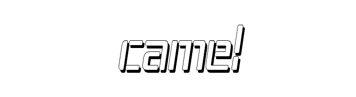 Republika IV Cnd - Shadow Italic  Free Fonts Download