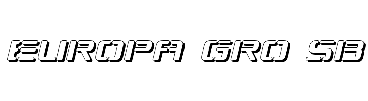 Republikaps Exp - Shadow Italic  Free Fonts Download