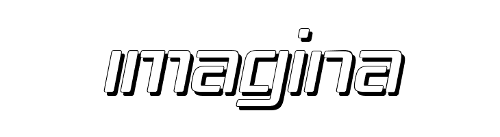 Republika IV - Shadow Italic  Free Fonts Download