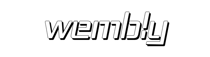 Republika IV - Shadow Italic  Free Fonts Download