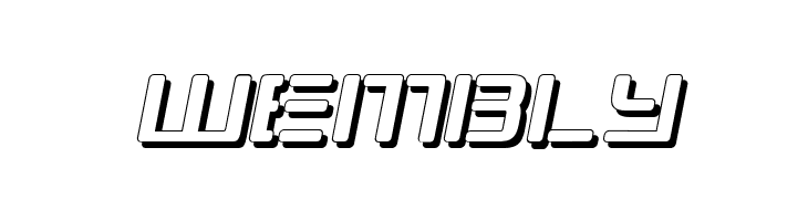 Republikaps - Shadow Italic  Free Fonts Download