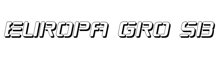 Republikaps - Shadow Italic  Free Fonts Download