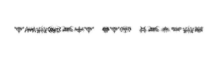 Black Metal G  Free Fonts Download