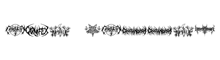 Black Metal G  Free Fonts Download