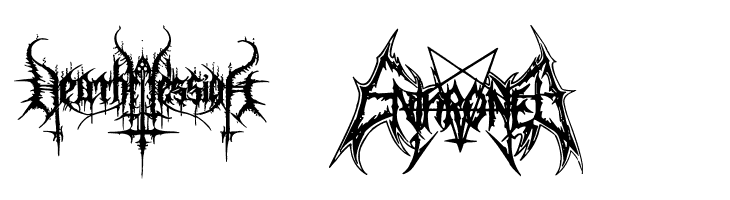 Black Metal G  Free Fonts Download