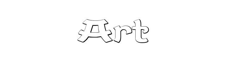 CaractereDoublet Beveled  Free Fonts Download