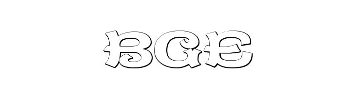 CaractereDoublet Beveled  Free Fonts Download