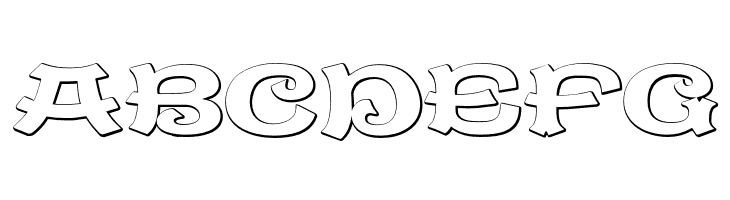 CaractereDoubletBeveled  Free Fonts Download