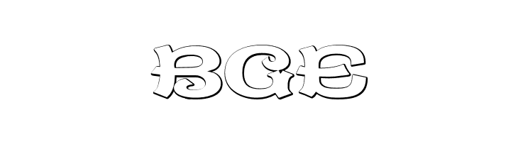 CaractereDoubletBeveled  Free Fonts Download