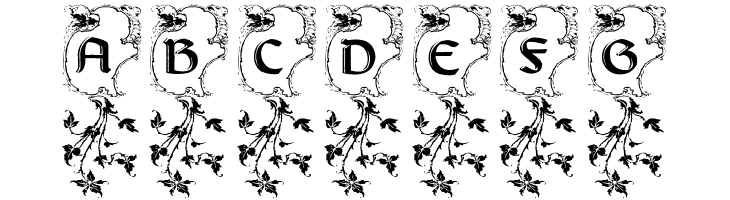 LisburneInitials  Free Fonts Download