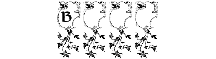 LisburneInitials  Free Fonts Download