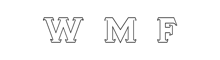 TinplateTitling  Free Fonts Download