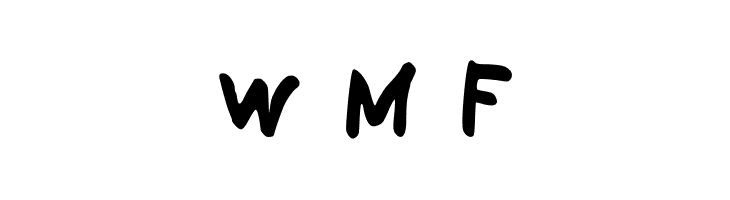 My Awesomated Handwriting Medium  Free Fonts Download